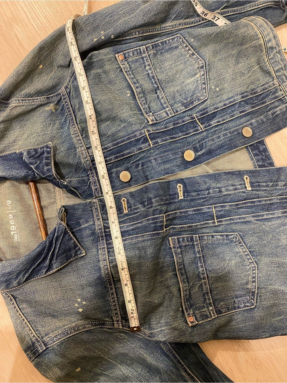 GAP Vintage 1969 Blue Denim Jacket - Picture 6 of 6